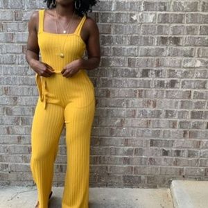 Mustard jumpsuit